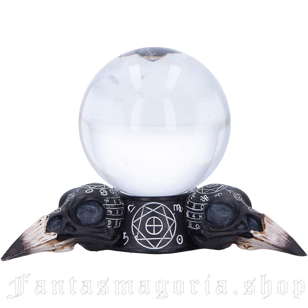 Future of the Raven Crystal Ball and Holder Set - Nemesis Now