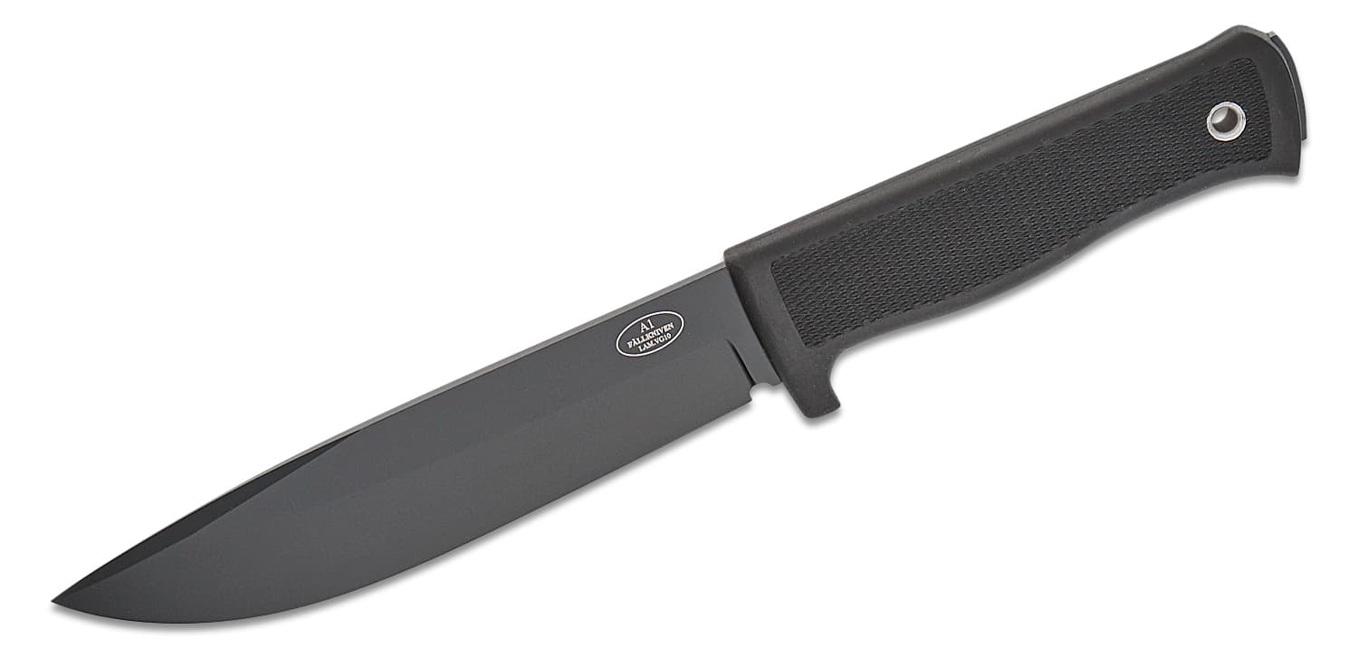 Fallkniven A1 Swedish Survival Knife 6.3" Black VG10 Blade, Kraton ...