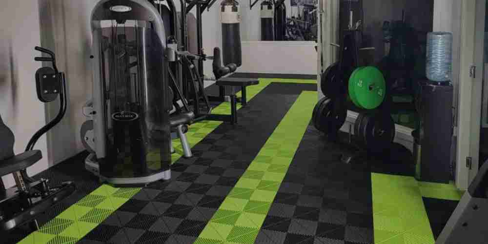 Commercial Gym Floor Tiles | Flexspec Modular Garage Flooring