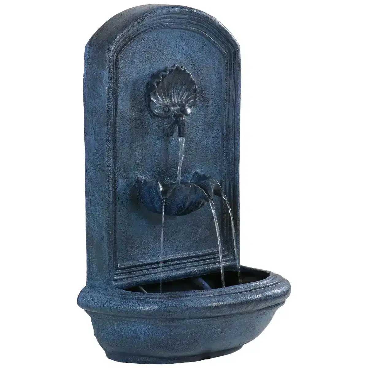 Seaside Outdoor Solar Wall Fountain Solar Only