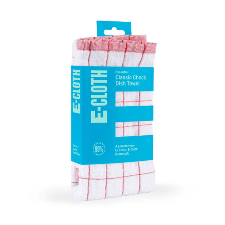 Stylish and Durable E-Cloth Classic Check Tea Towel - Hausfantastik