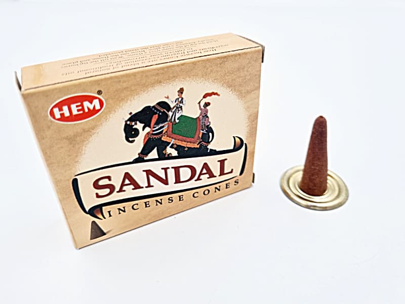 HEM Incense Cones Sandalwood - Hello Indigo Halo