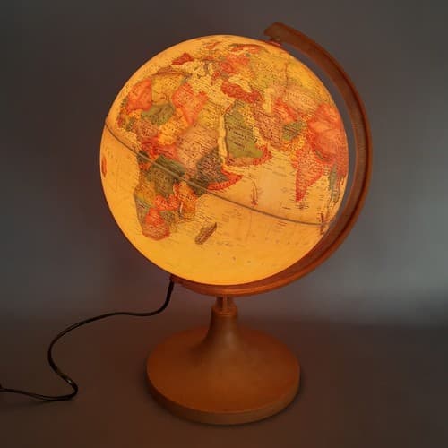 Illuminated Table Globe Nova Rico Florence Ricoglobus Vintage | eBay