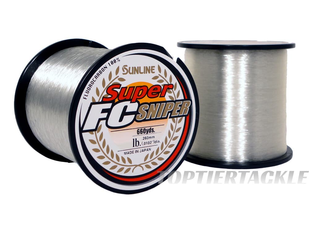 Sunline Super FC Sniper Fluorocarbon 660 Yard Spool - Select Lb. Test ...