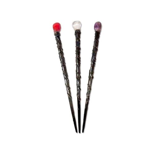 Sorceress Amethyst Crystal Ruby Gem Wand Witch Wizard Halloween Costume ...