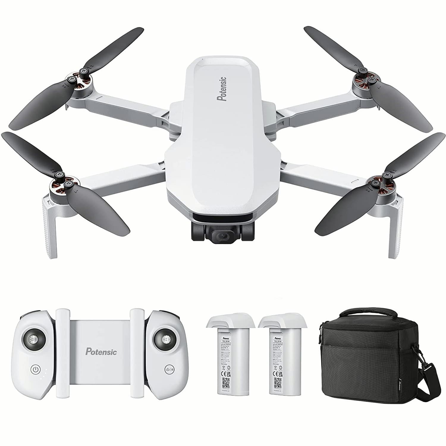 Combo Potensic ATOM SE Drone GPS con transmisión de 4 km y ...