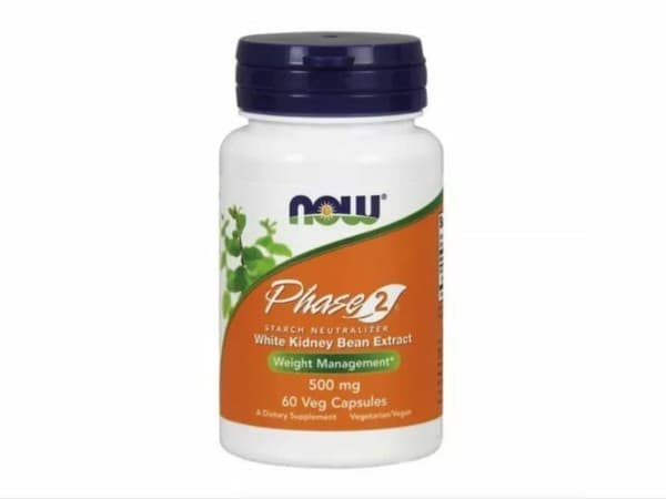 NOW Foods Phase 2 Starch Neutralizer, White Bean Extract for sale ...