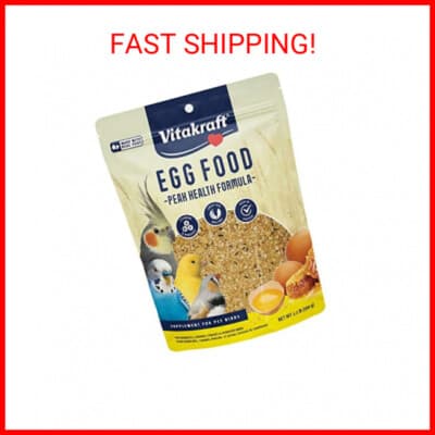 Vitakraft VitaSmart Egg Food for Birds - Daily Supplement for Parrots ...