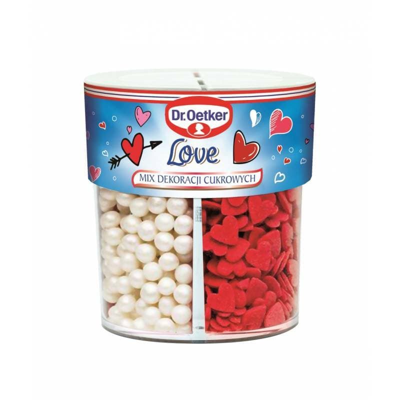 DR OETKER EDIBLE SPRINKLES - 75G - GLITTER SUGAR CAKE DECORATION BAKE ...