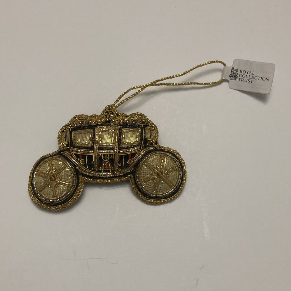 Royal Collection Trust Buckingham Palace Coach Ornament Carriage Black ...