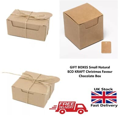 Strong Handmade Eco Kraft Gift Party Box MultiPack Packaging Storage ...