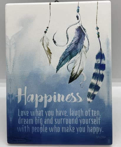 Splosh Freedom Verse Happiness Inspirational Plaque Home Wall Decor ...