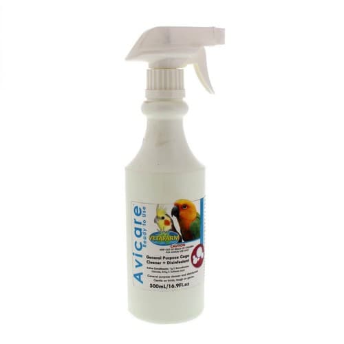 Vetafarm Avicare Cleaner Disinfectant READY TO USE 500ml Bird Aviary ...