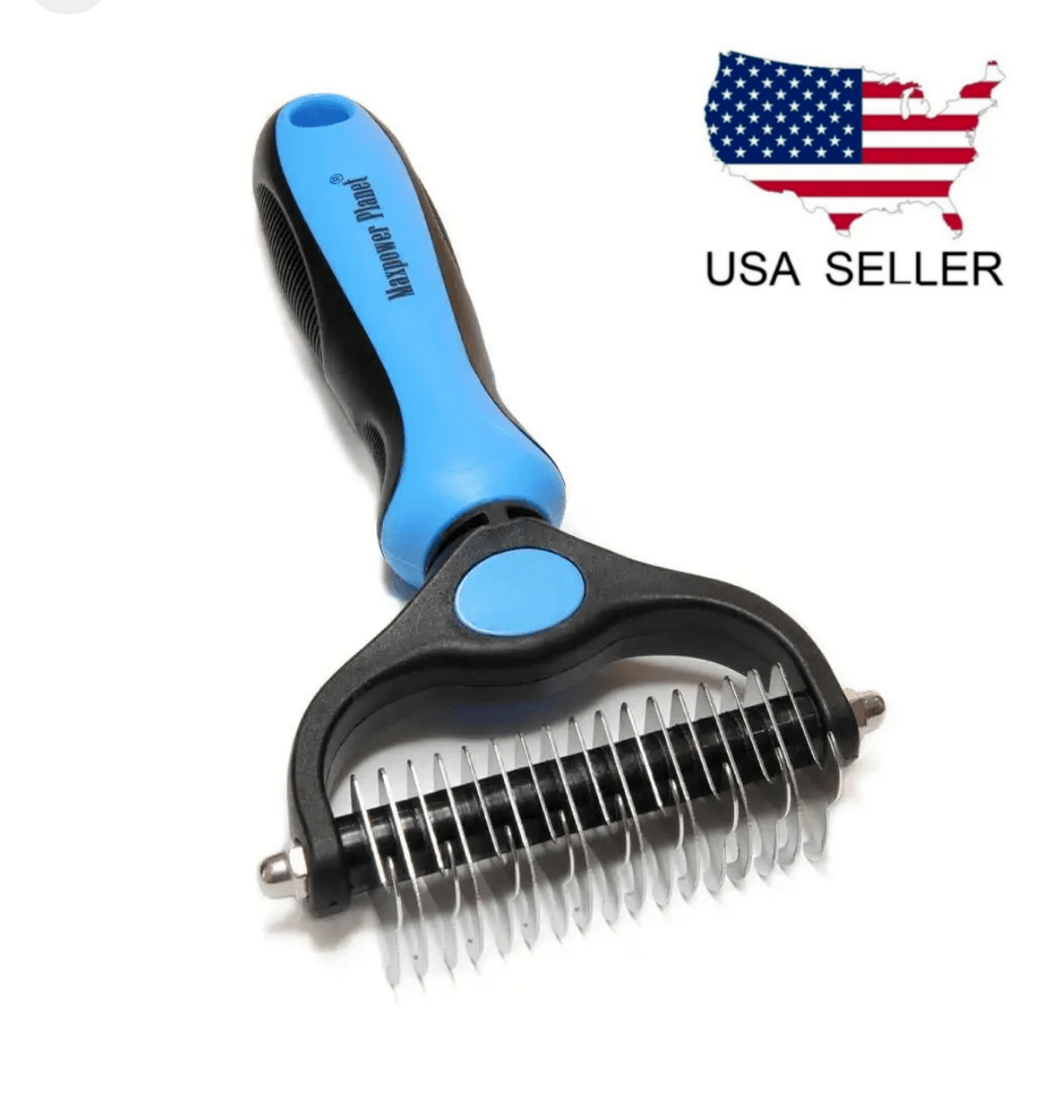 Maxpower Planet Pet Grooming Brush Dog Undercoat Rake Comb Dematting ...