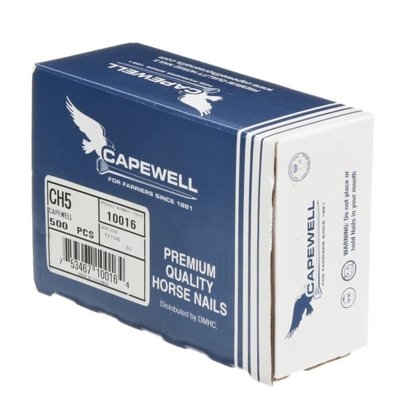 500 PCS Premium Horseshoe Nails Capewell 5 City Head Box | eBay