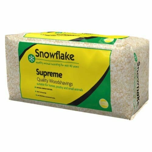 Snowflake Supreme Quality Wood Shavings 15kg Dust Free Animal Bedding ...