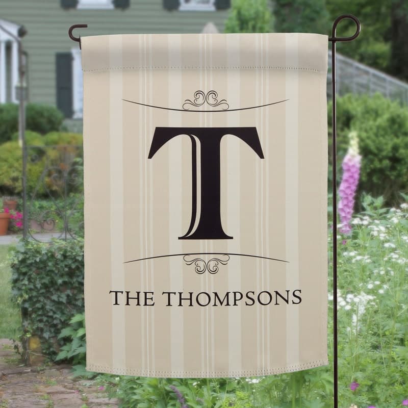 Monogram Garden Flag - Etsy