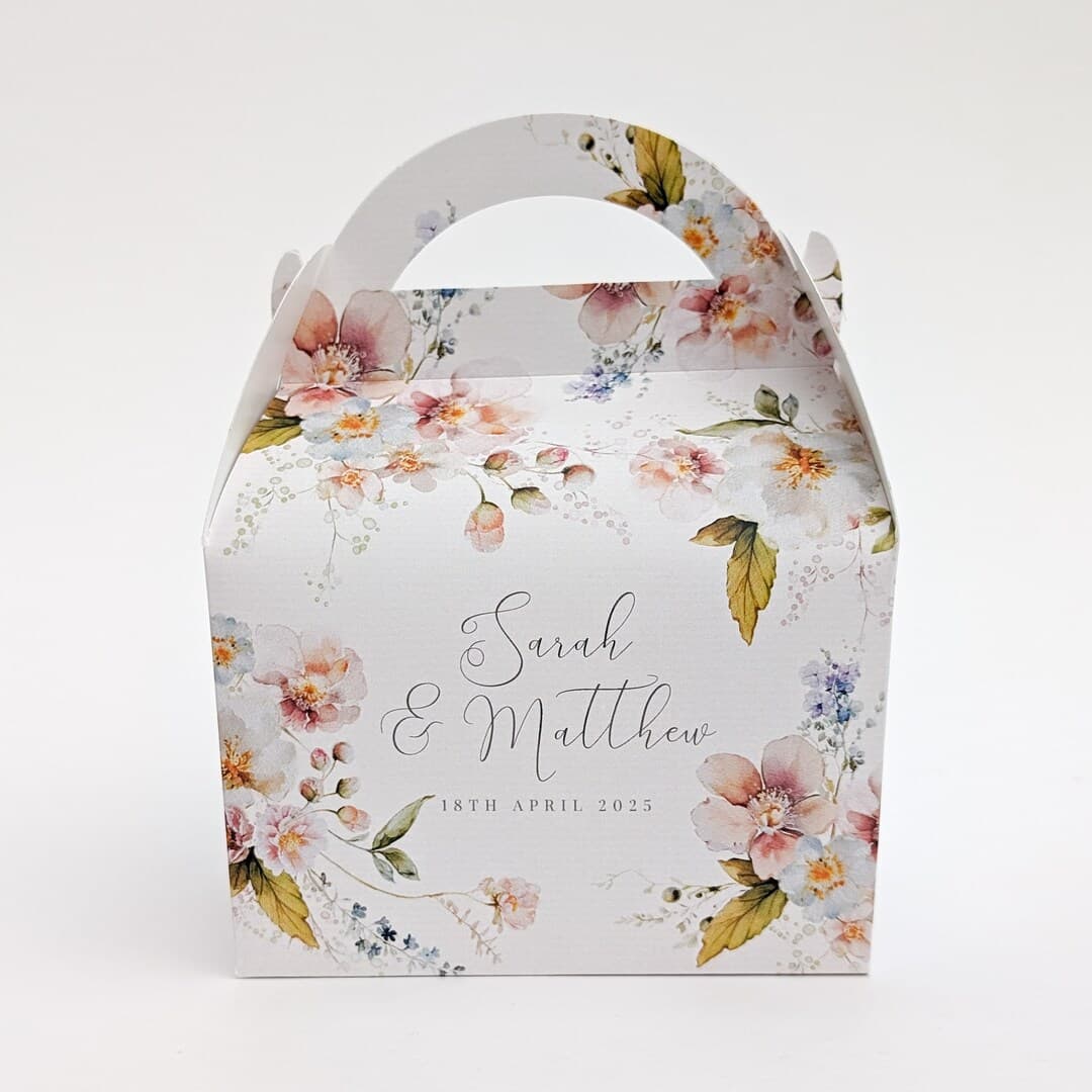 Talking Tables Blossom Girls Floral Favour Boxes