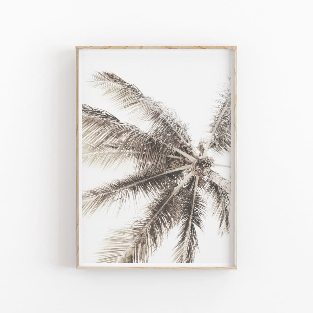 The Range Botanical Palm Leaf Framed Print