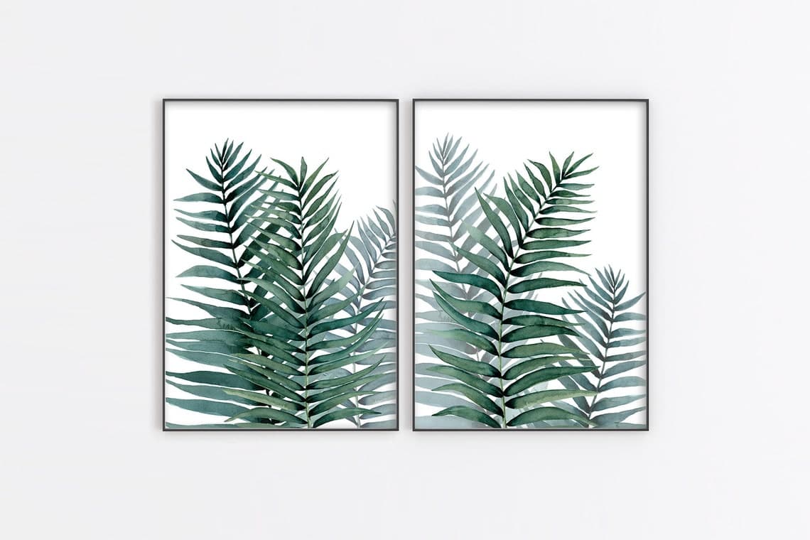 Botanical Dreams Palm Leaves Art Print