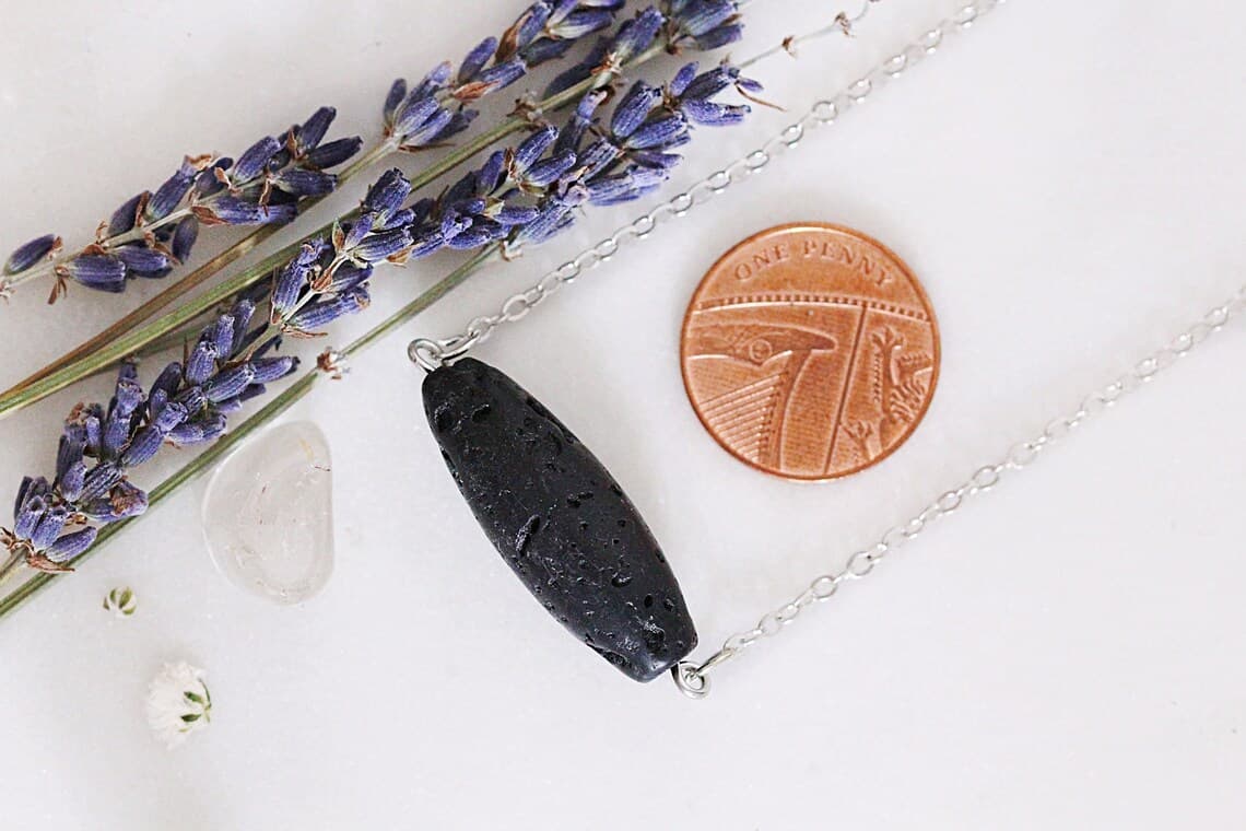 Lava Stone Necklace Aromatherapy Diffuser Necklace Lava | Etsy
