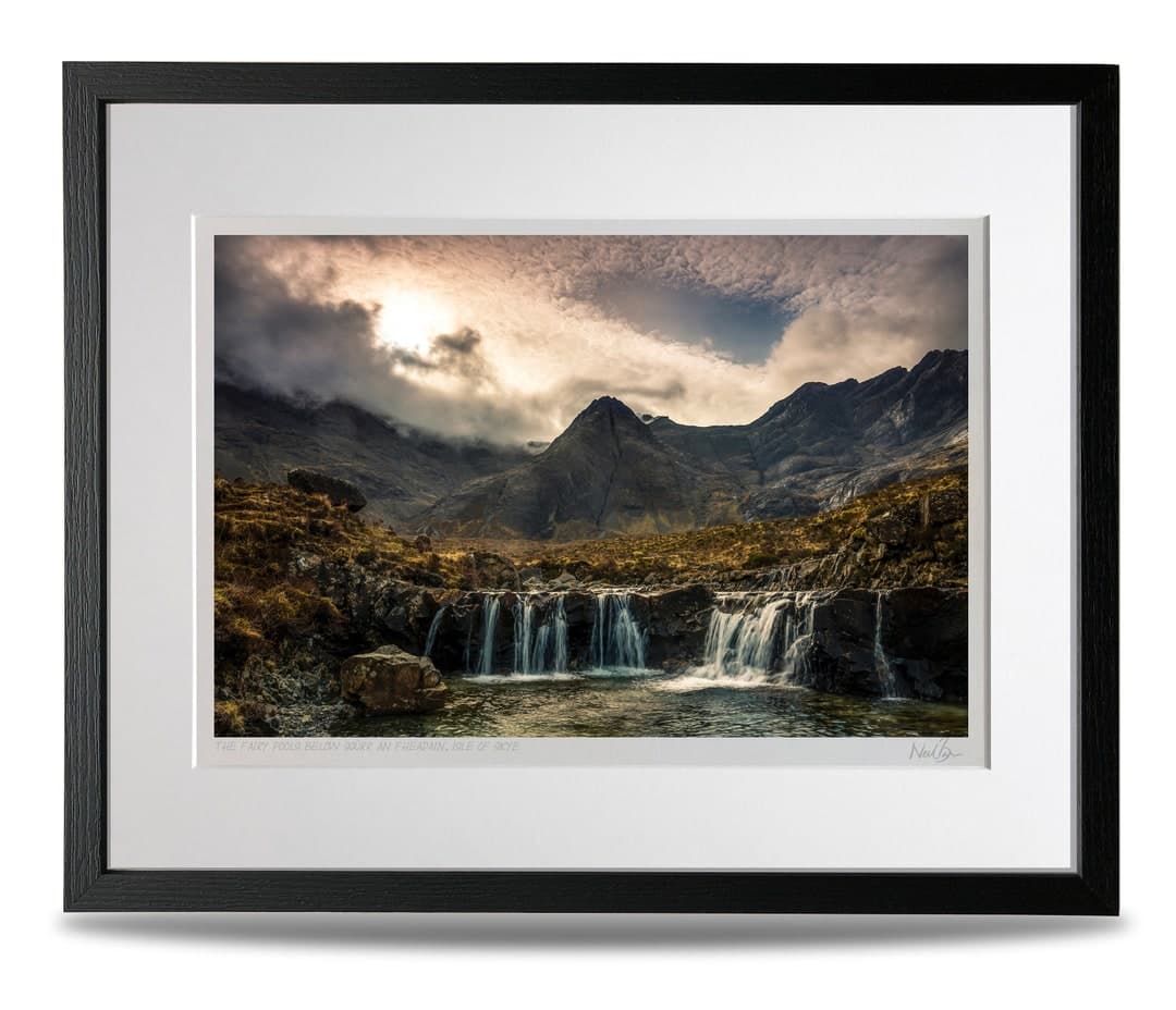 The Fairy Pools Isle of Skye Scotland - A3 (50x40cm") Framed Scottish ...