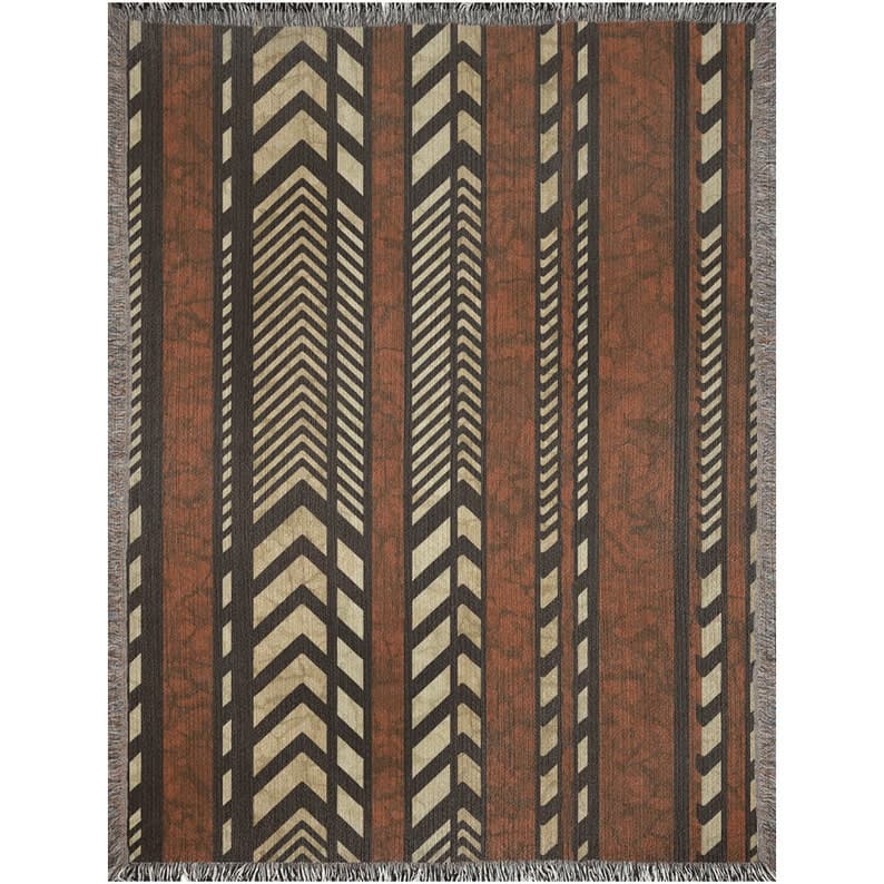 Tribal Throw Blanket, African Woven Tapestry, Woven Cotton Blanket ...