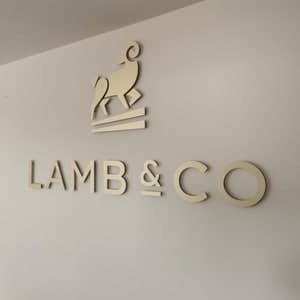 Personalised 3D Business Logo Sign - Laser Cut Acrylic or Metal Wall ...