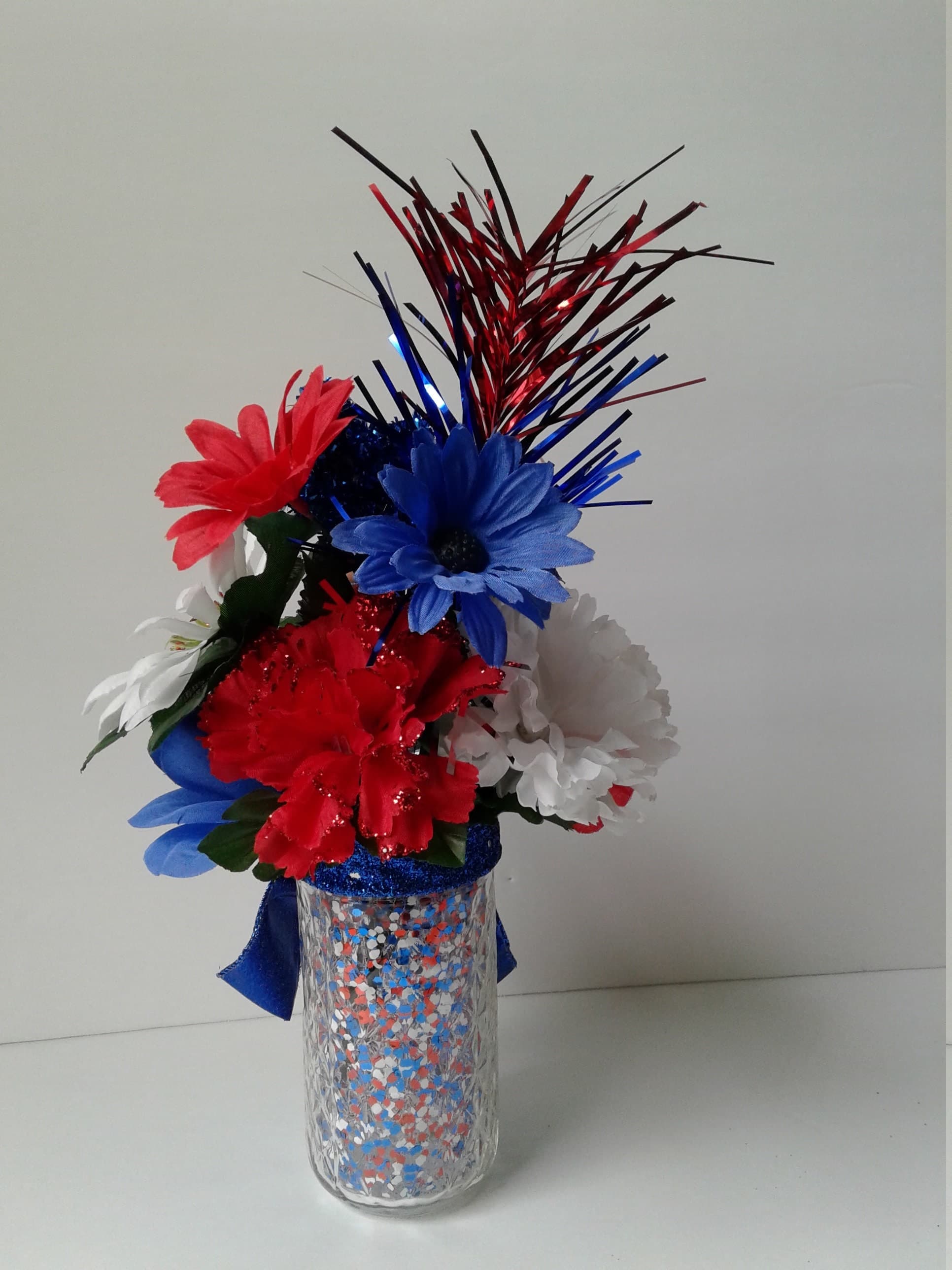 Bloom & Wild Red White and Blue Letterbox Bouquet