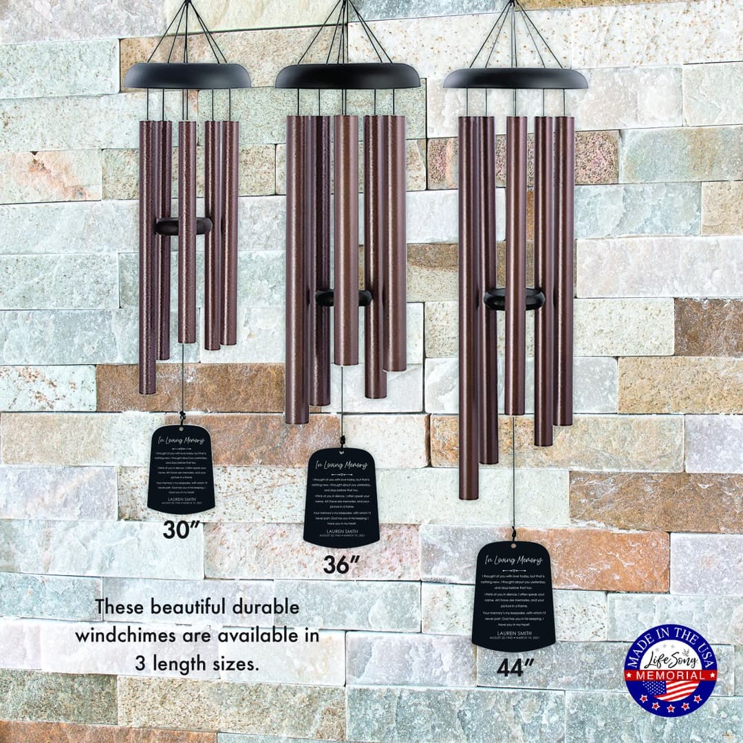 Personalized Memorial Wind Chime Sympathy Wind Chime Custom Wind Chime ...