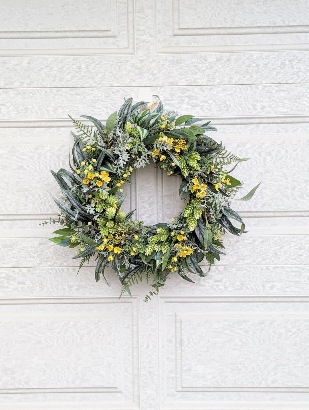 Eucalyptus Wreath, Wildflower Wreath,spring Wreath for Front Door ...
