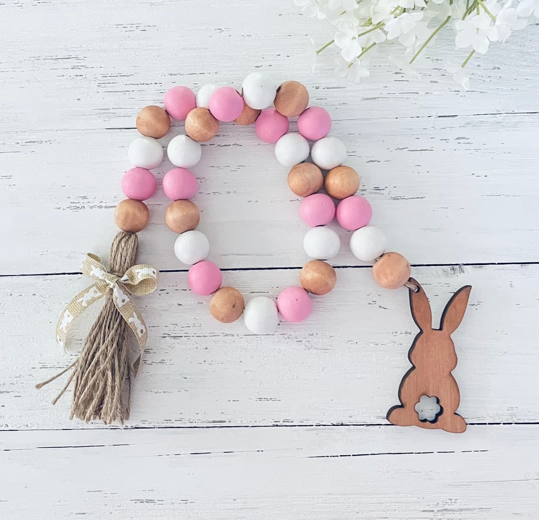 Hobbycraft Wooden Easter Bunny Garland