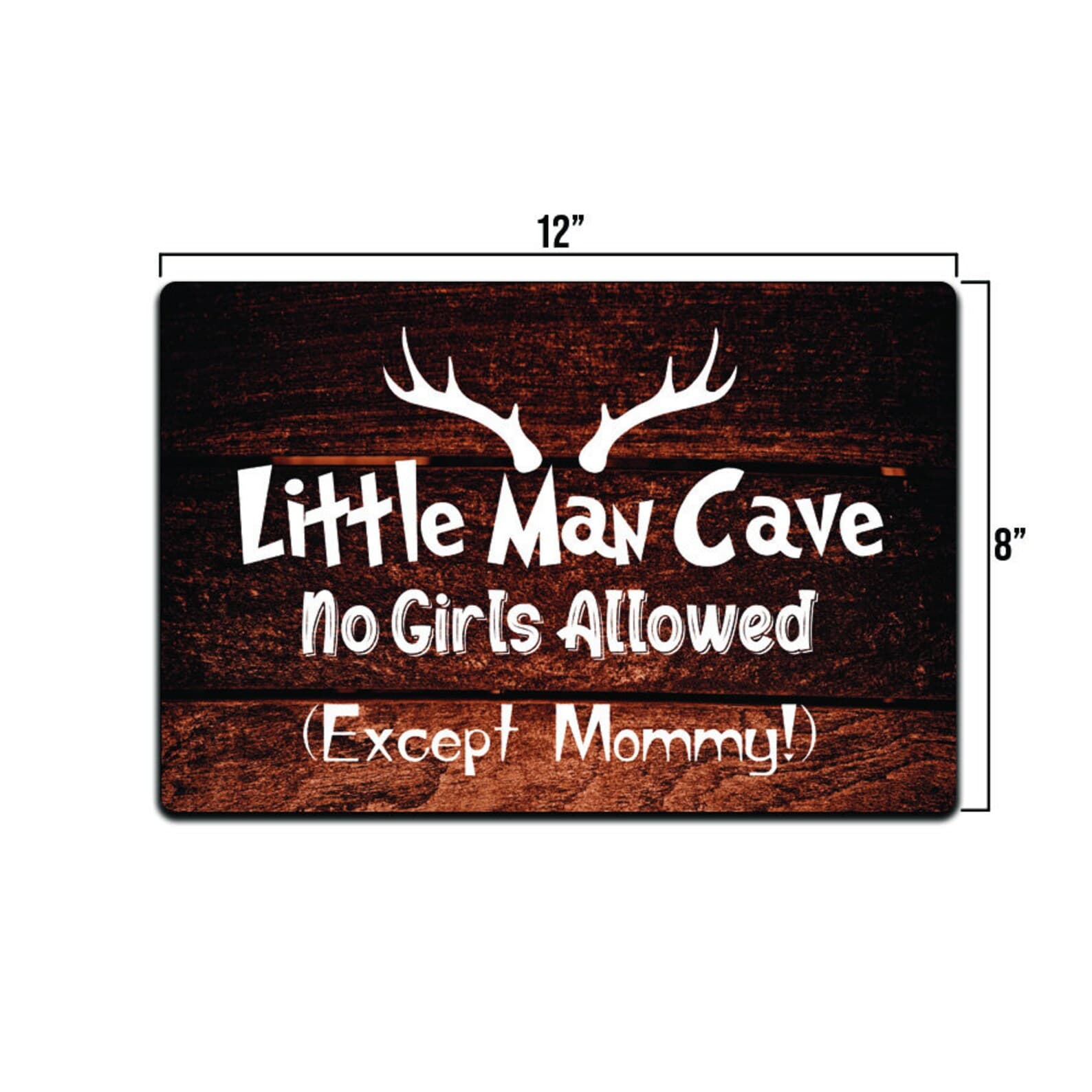 Little Man Cave No Girls Allowed Teenager Kids Bedroom Wall | Etsy