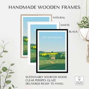 The Cotswolds Poster Print | Cotswolds England Wall Art | Cotswolds ...
