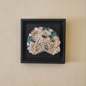 Handcrafted Ceramic Coral Wall Sculpture Ocean-inspired 3D Art Decor ...