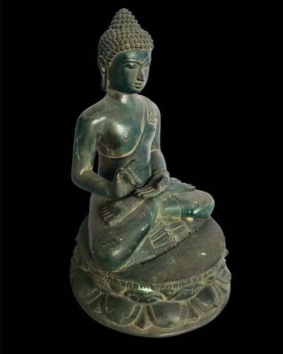 Veronese Design Cold Cast Bronze Buddha Meditation Statue