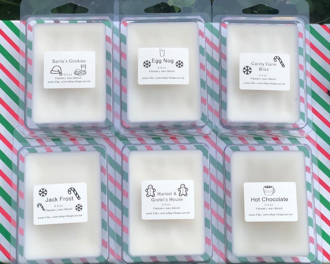 Holiday Wax Melts, Christmas Scented Wax Melts, Holiday Scented Wax ...