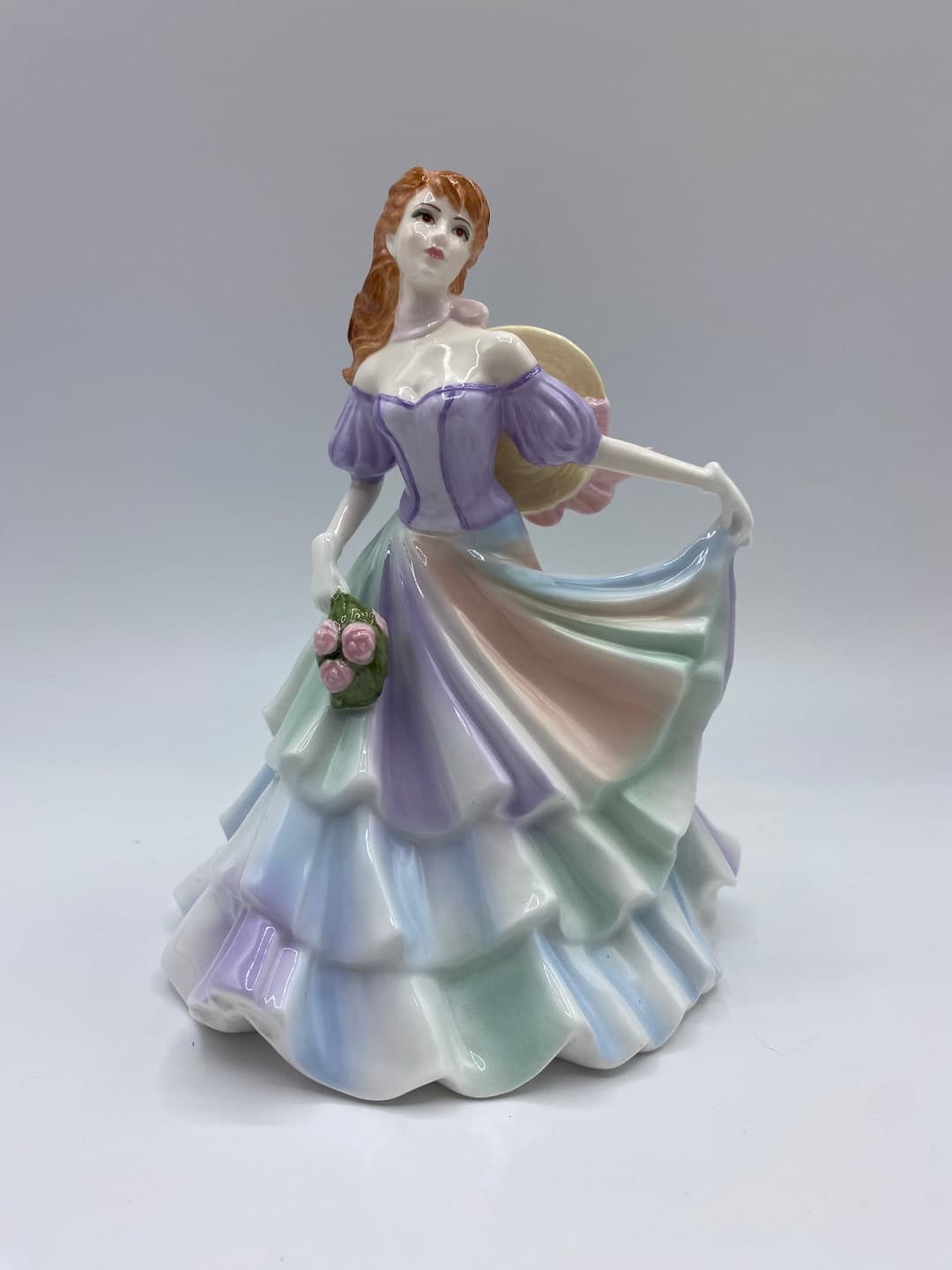 Coalport Bone China Lady in Gown Figurine Sentiments - Etsy