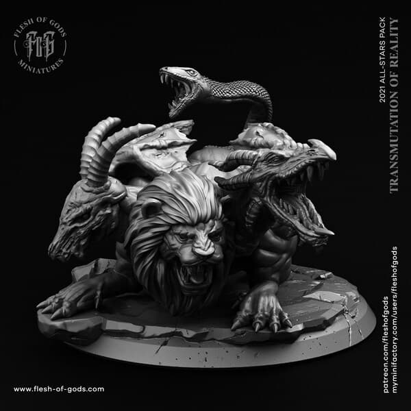 Chimera Statue - Etsy