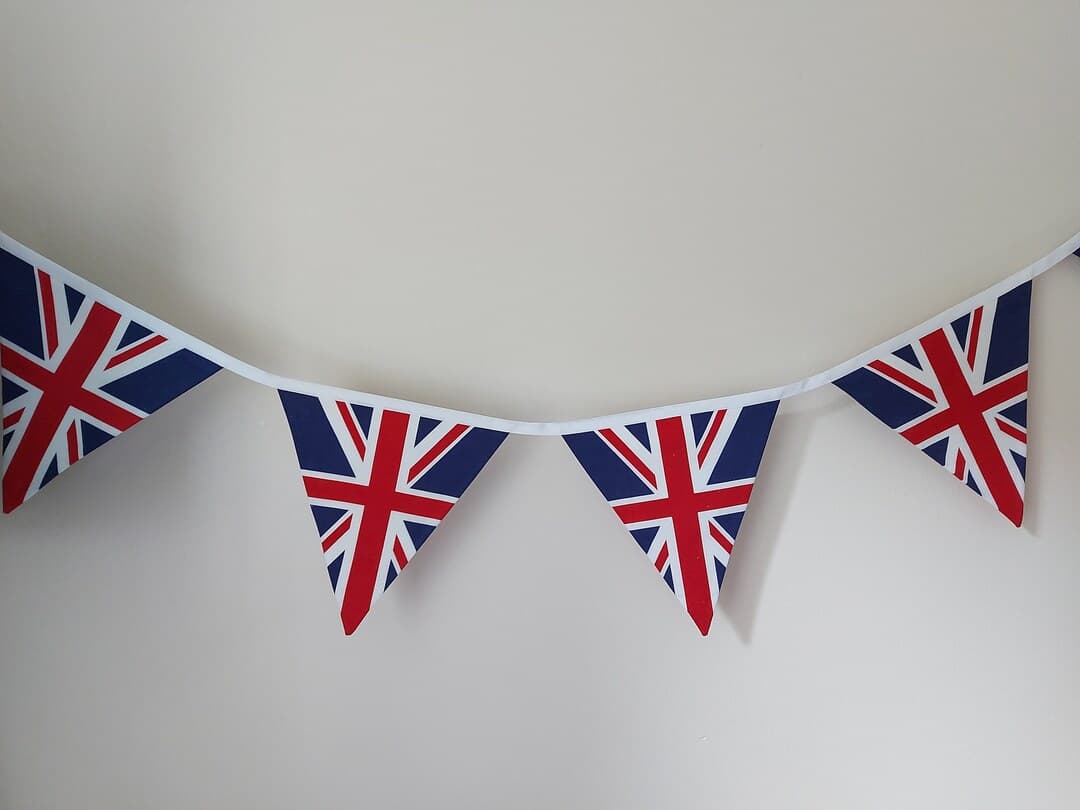 Union Jack Fabric Bunting. National Events. Patriotic Events ...