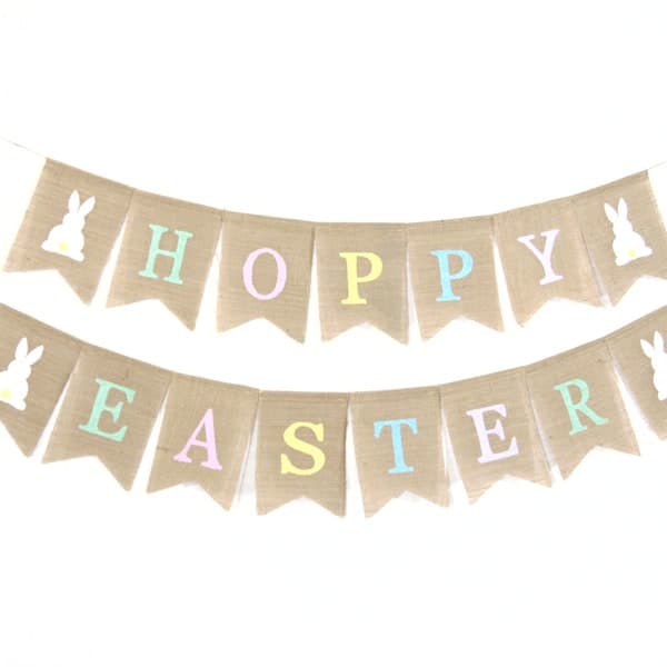 Easter Burlap Banner - Etsy