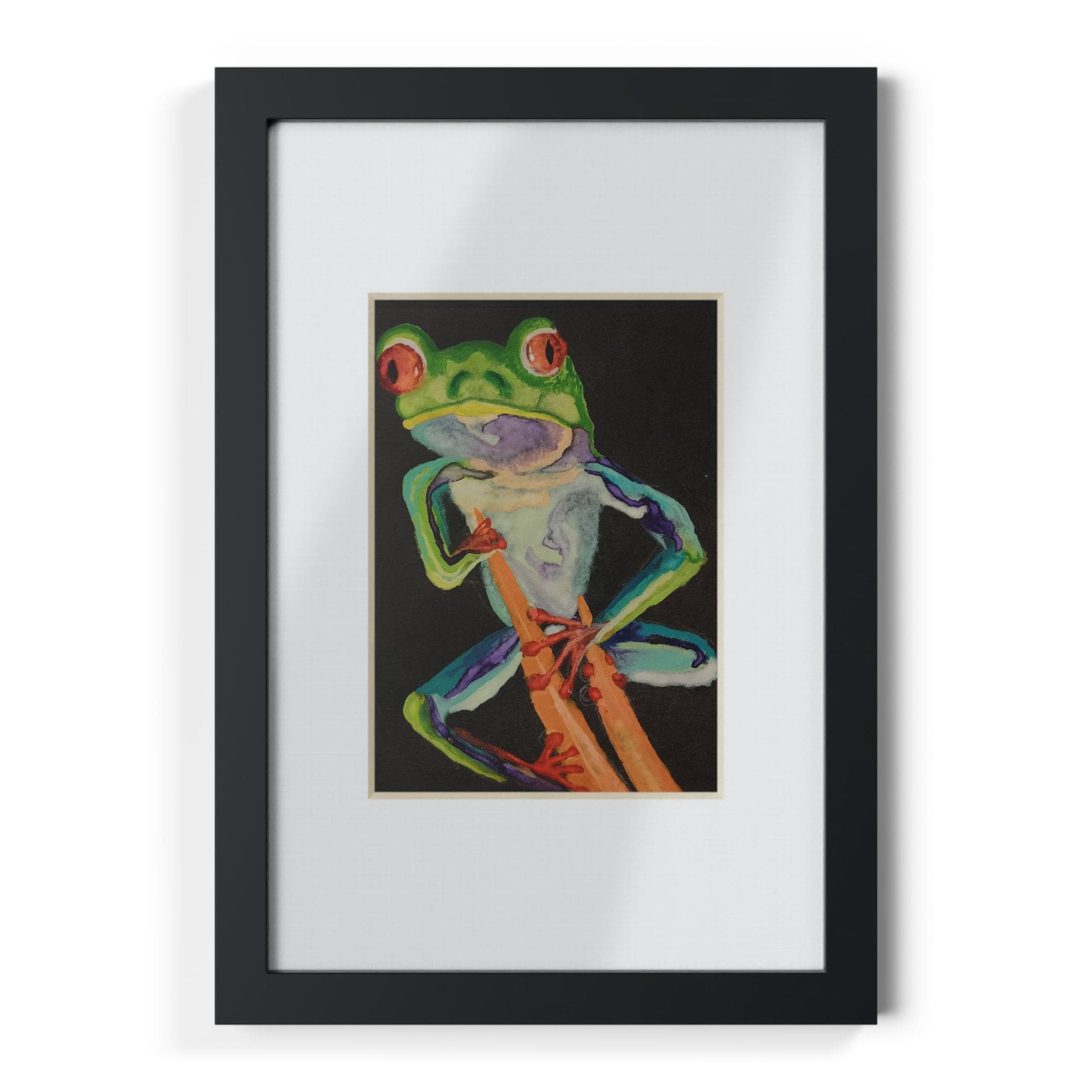 Framed Tree Frog Watercolor Print - Etsy