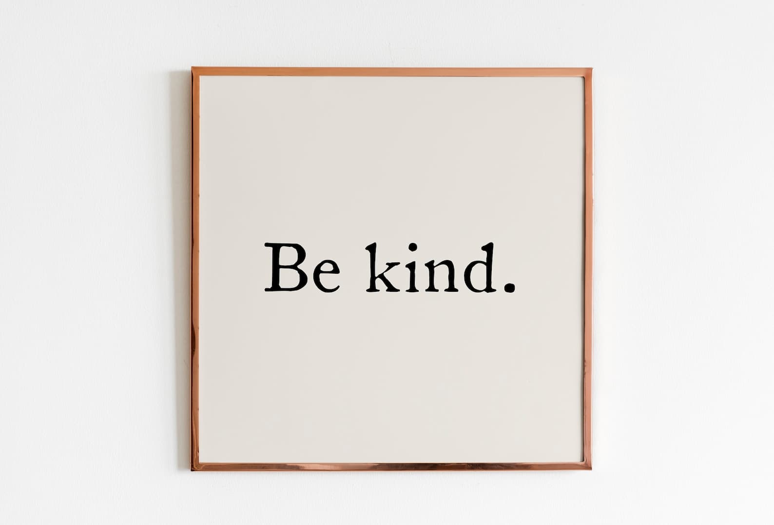 East End Prints Be Kind Typography Wall Art