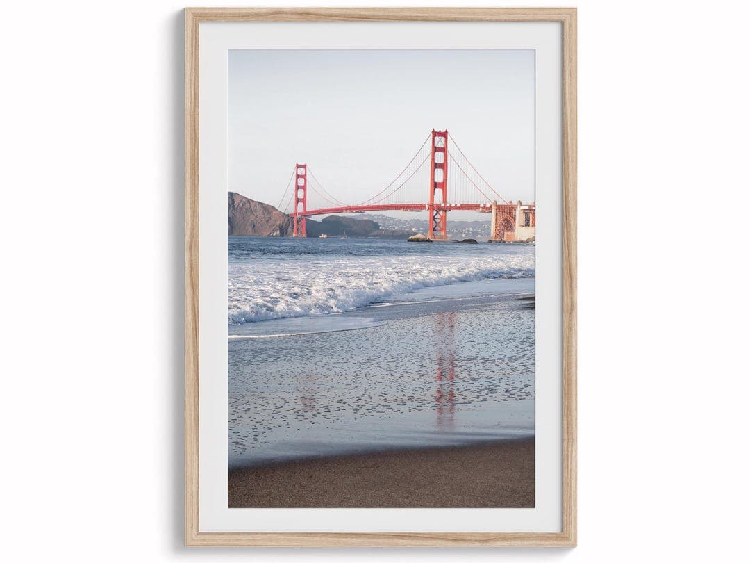 Golden Gate Bridge Fine Art Photography Print, Vertical San Francisco ...