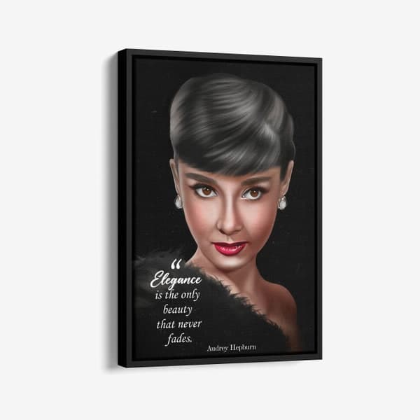 Audrey Hepburn Quote Framed - Etsy