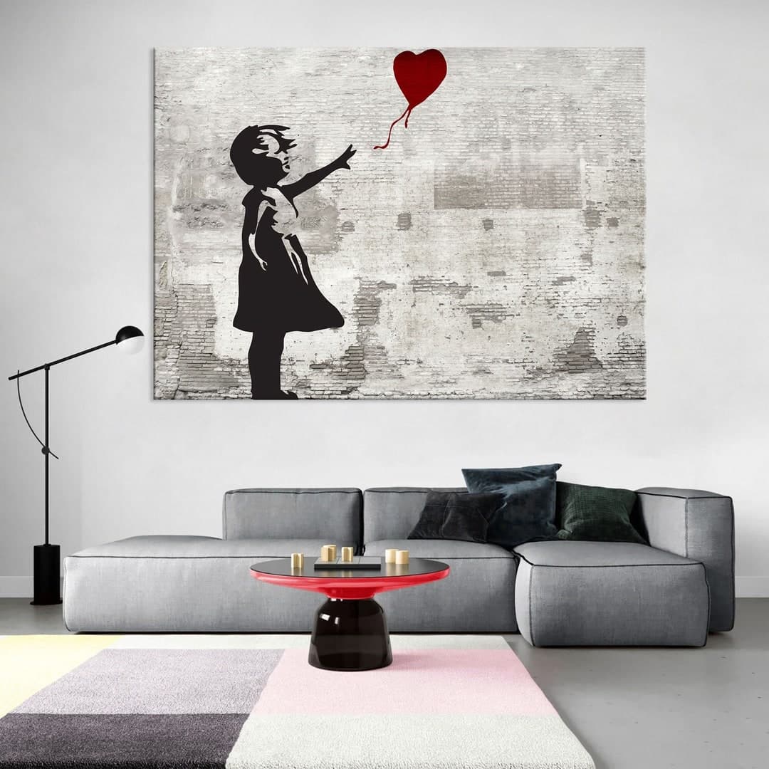 Banksy Balloon Girl Canvas Print