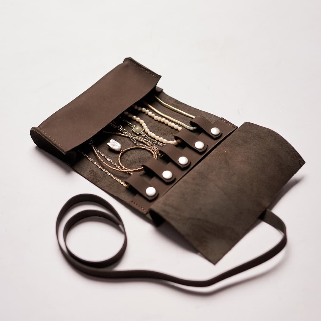 Travel Jewelry Roll Up, Travel Necklace Rolls, Travel Necklace Holder ...