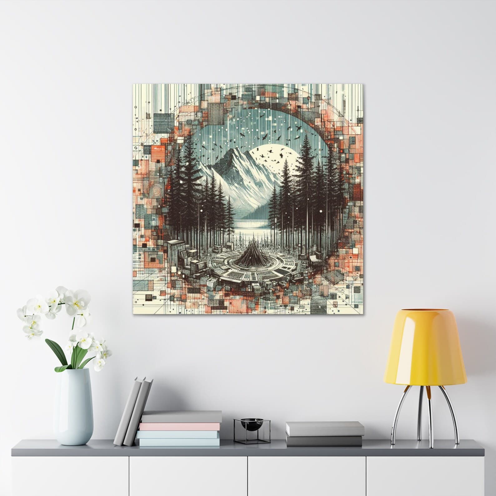 John Lewis & Partners Wilderness Panorama Canvas