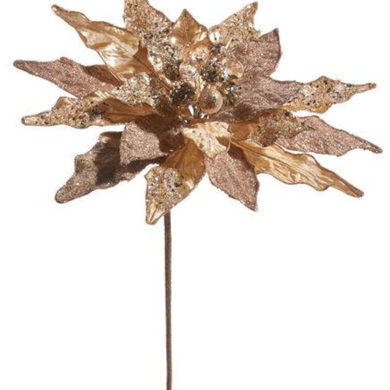 Poinsettia Picks - Etsy