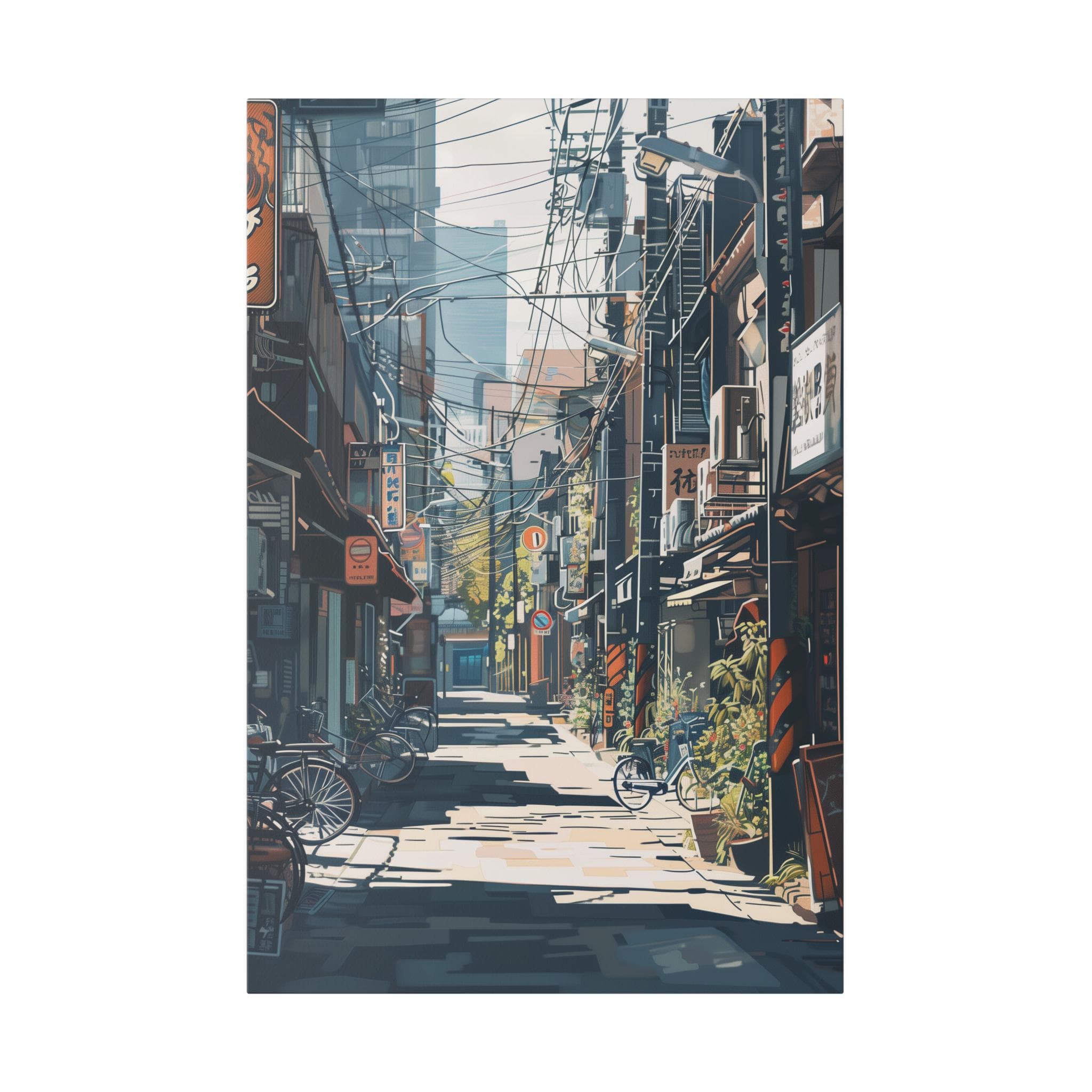 Juniqe Streets of Tokyo Canvas Print